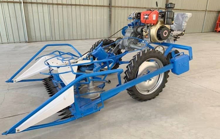 تصویر 1 از دروگر گندم 2 چرخ سبک و کار آمد برای زمین های کوچک